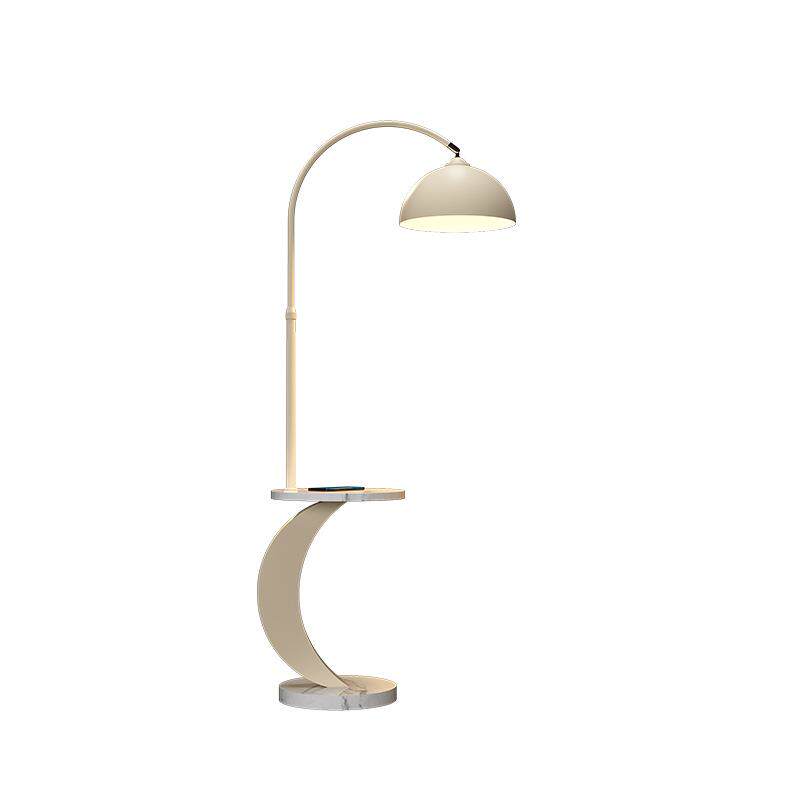 客厅落地灯沙发旁边高级感轻奢创意置物一体书房氛围钓鱼灯侘寂风