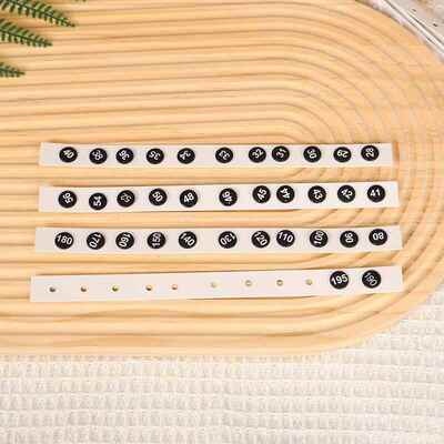 尺码按扣服装分码圆形塑料二合扣英文数字衬衫号码纽扣定制