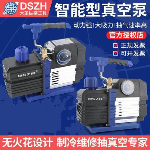 大圣智能真空泵4/6升机械型R32防爆双级数显无刷电机空调抽空气泵