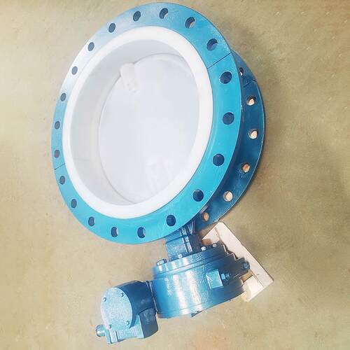 衬氟蝶厂阀 D3414工6-16C家衬氟蝶阀四氟防205腐化法兰四F氟蝶阀