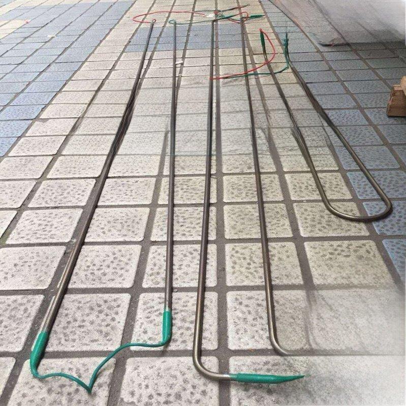 U型中间带线冷库冷风机化霜发热管电加热管除霜管220V翅片水盆用