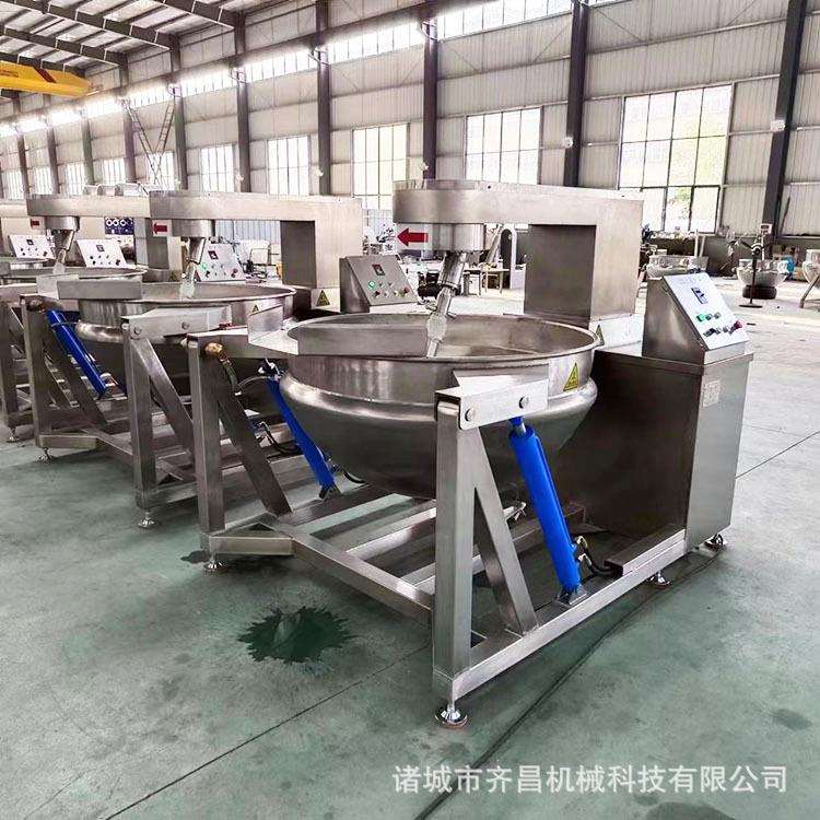 全自动电磁大豆拉丝蛋白炒锅大片素肉行星搅拌锅不糊锅不粘底
