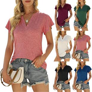 flying sleeves tailcoat Women shirt collar short