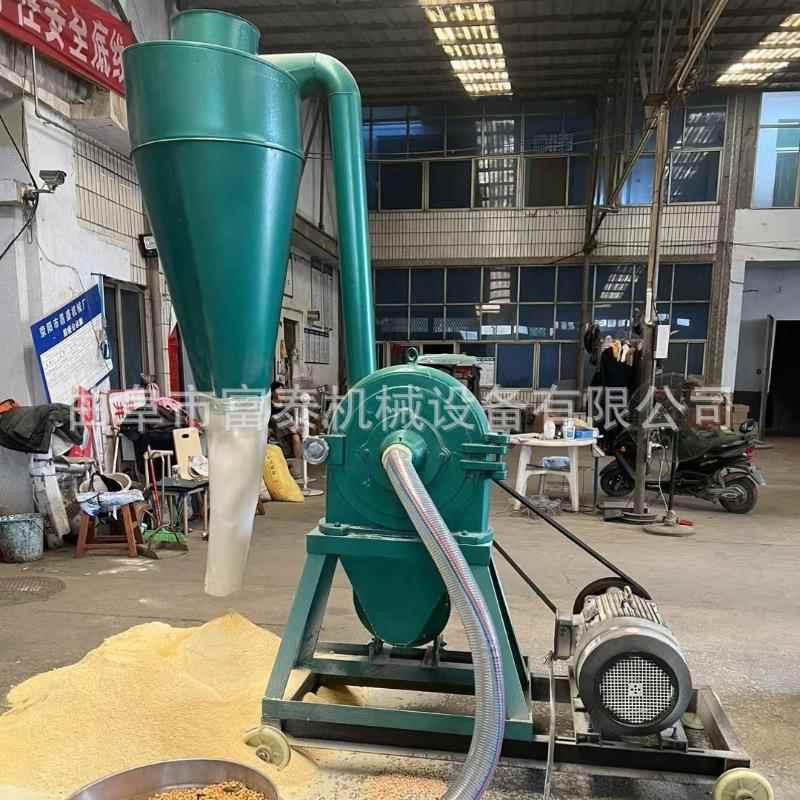 自吸式粮食齿盘粉碎机骨头粉碎机花椒大料粉碎机红糖粉碎机