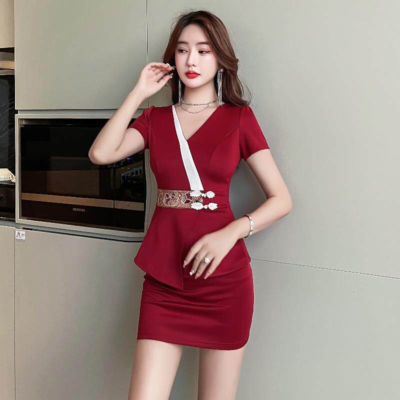 正品新款女足足疗按摩工衣沐足店职业套装容酒显瘦美浴桑拿技师工