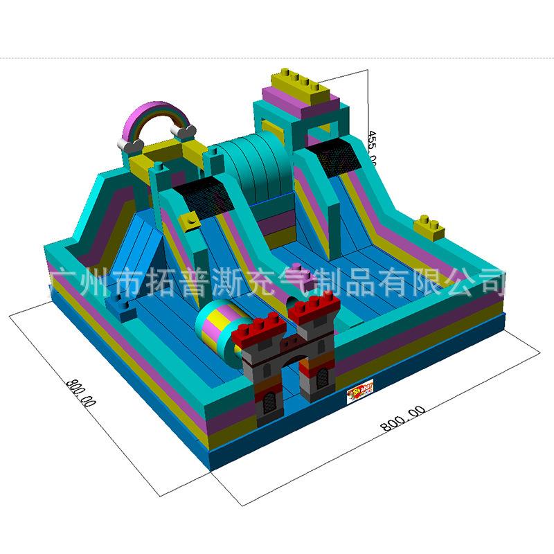 充气城堡儿童跳床室内外大型户外商场充气陆地闯关滑梯城堡蹦蹦床