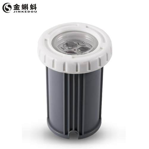 LED嵌入式胶膜水下灯12V胶膜泳池灯具RGB3W塑料胶膜池水景灯IP68