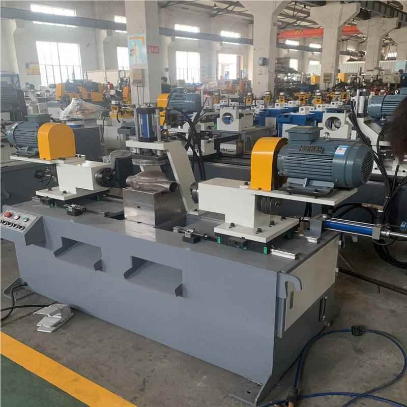 双头数控自动角机SVB供XS12N0C托倒料式倒角机液压坡口机现货应