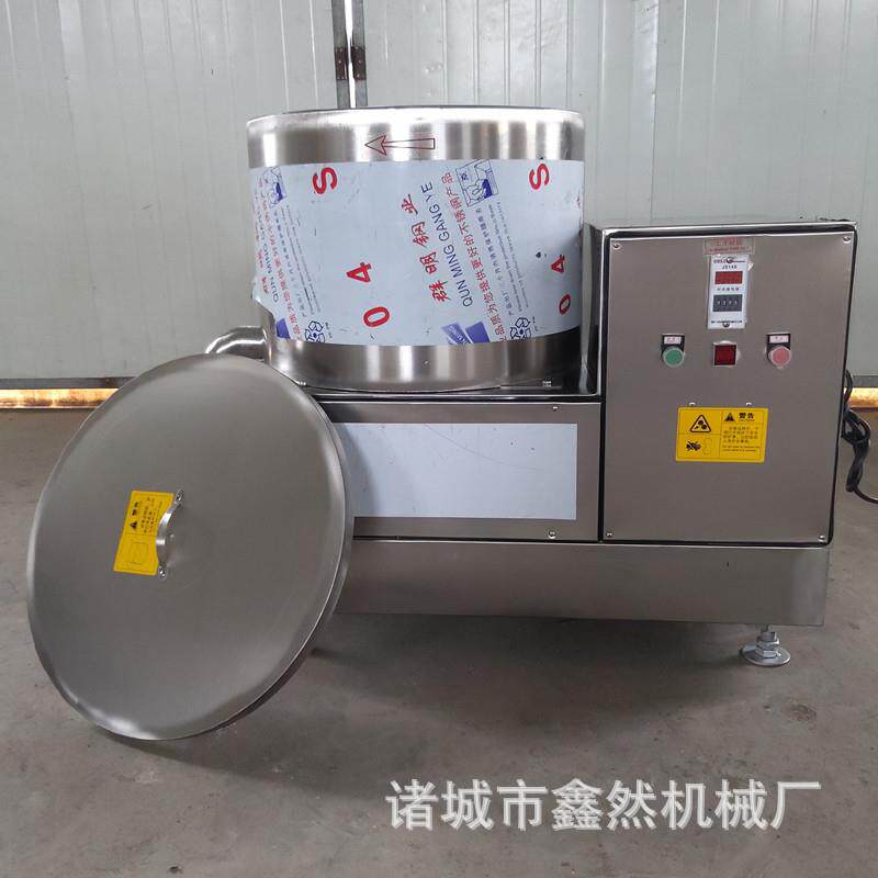 小型不锈钢蔬菜辣椒脱水机 核桃肉油炸食品脱油机 小型脱水机