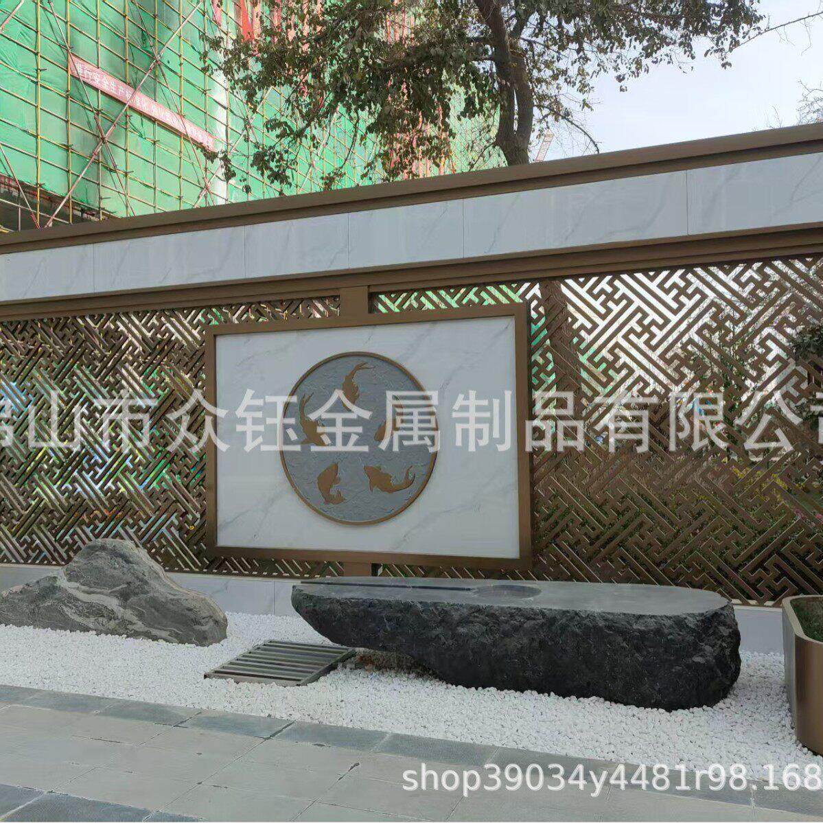 新疆叶城隆德公园大观售楼部入口景墙