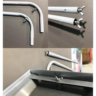 门型展架挂钩弹簧展示架零件易拉宝配件广告牌不锈钢拉簧螺丝钩子