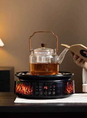 新款超静音电陶炉煮茶器围炉煮茶多功能陶炉恒温烧水定时煮茶壶