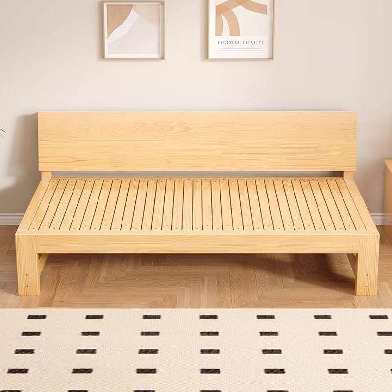 实木沙发床一体两用可折叠多功能单人伸缩一体客厅实木折叠床沙发