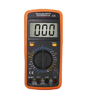 万用表屏 超大屏幕  液晶显示可折叠移动高精度dt9205a数字