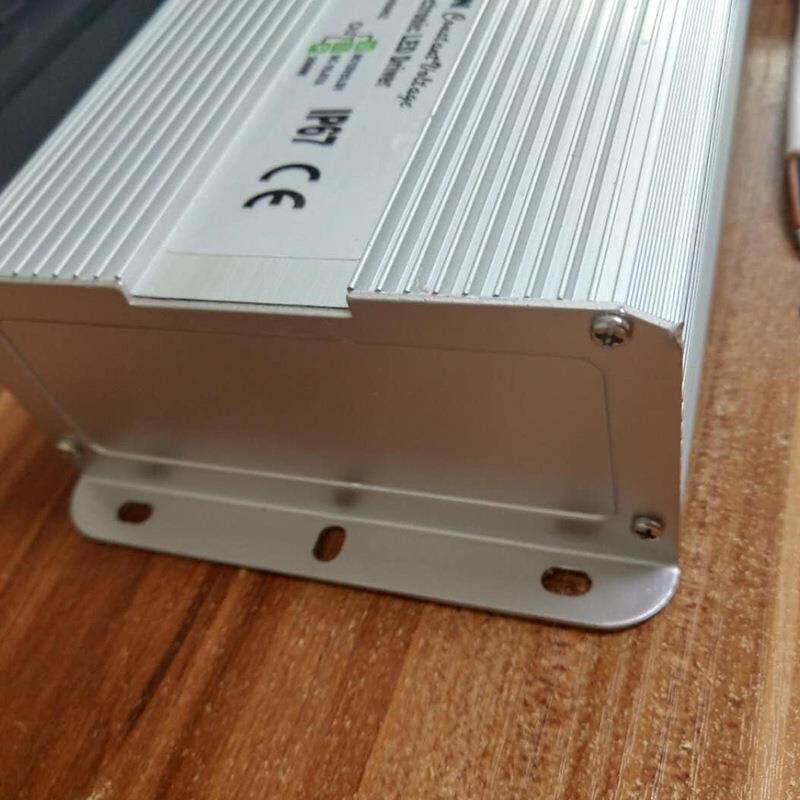 12V银白色铝壳LED恒压防水电源 IP67户外驱动恒压电源S-200W-12