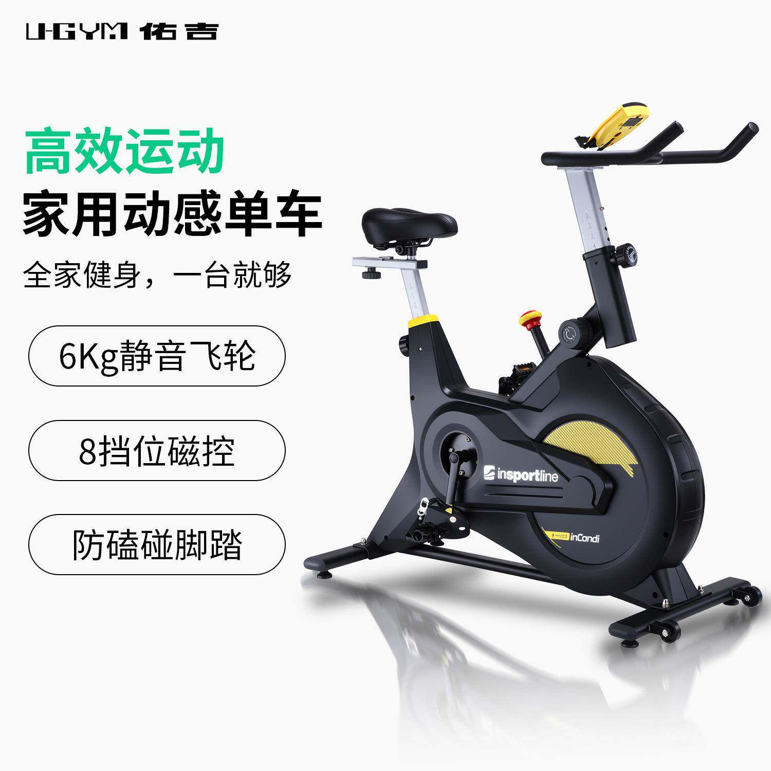 磁控智能动感单车家用款减肥运动健身器材小型飞轮室内静音