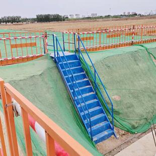 生产供应建筑工地基坑斜梯工地施工异型梯子工人上下安全梯