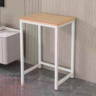 简易小桌子靠墙边几单层置物架出租屋台式 家用电脑桌办公学生书桌