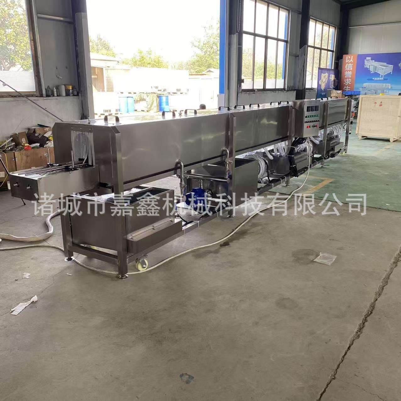 黄桃罐头清洗烘干线全自动水桶冲洗机诸城嘉鑫玻璃瓶洗瓶机