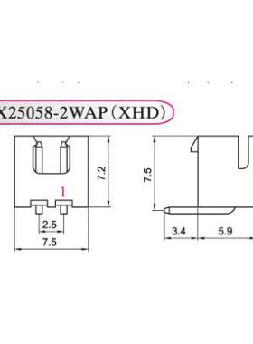 HXH红星接插件HX25058弯针XHD-2WA-3A-4/5/6/7/8/9/10/12/15WA