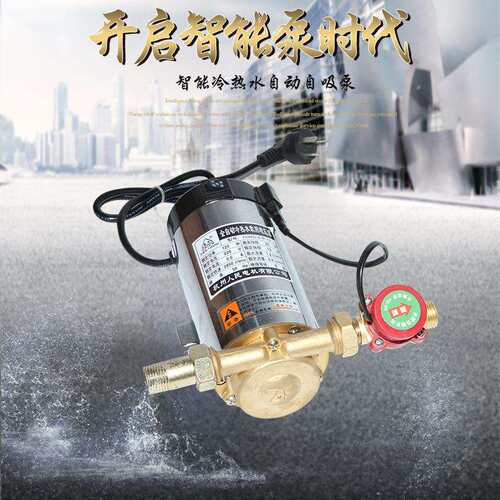 厂家供应120W不锈钢全自动冷热水家用增压泵多用泵微型管道泵