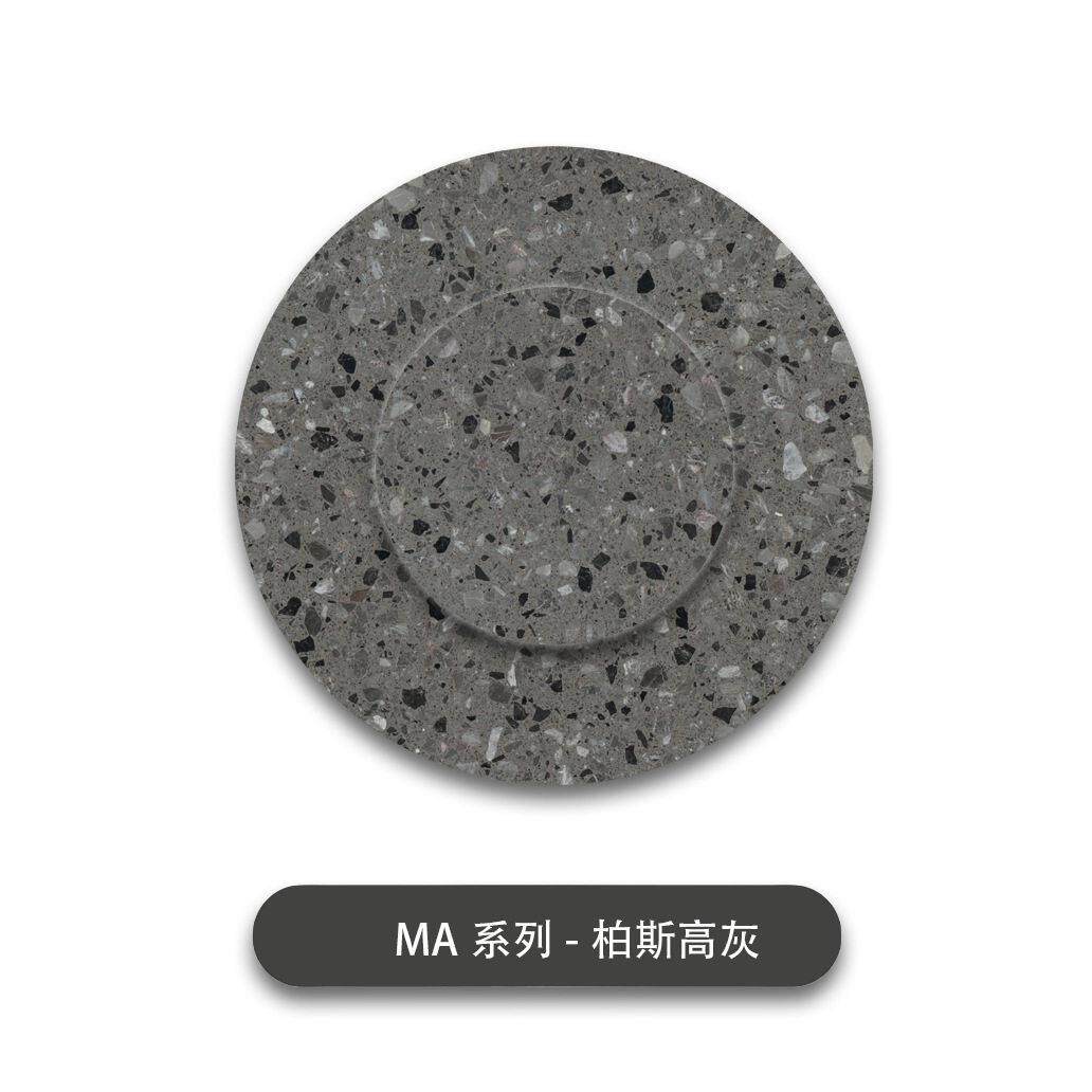 灰色奢石桌面柏斯灰水磨石工程石材人造大理石宾馆地面石踏步