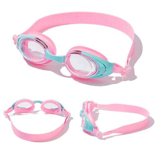 Kids Swimming Goggles Big Frame HD View Anti-fog Waterproof