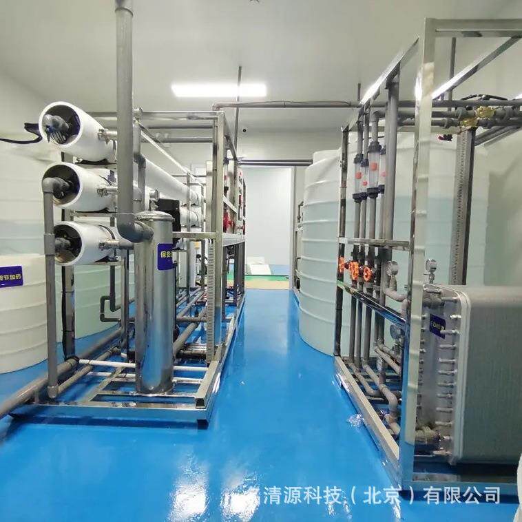 10吨双级ro反渗透EDI装置混床生物制药去离子纯化超纯水系统设备