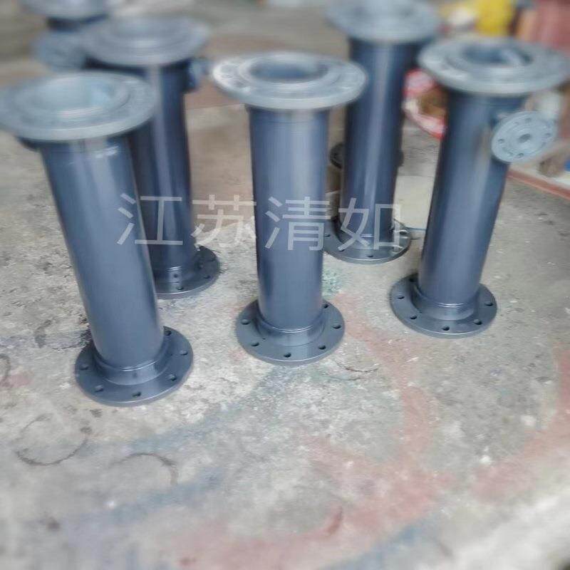 PVC管式混合器不锈钢碳钢污水处理加药混合静态管道混合器