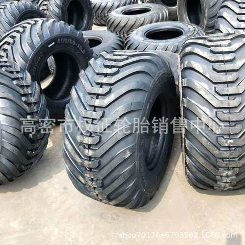 沙漠轮胎打捆机铁犁农用拖车沙漠钢圈宽基轮胎400/60-15.5
