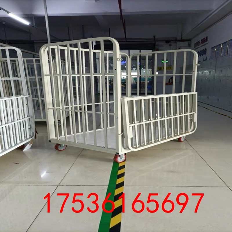 物料围栏车手推车放布架服装厂三层裁片车周转车成品推车松布车