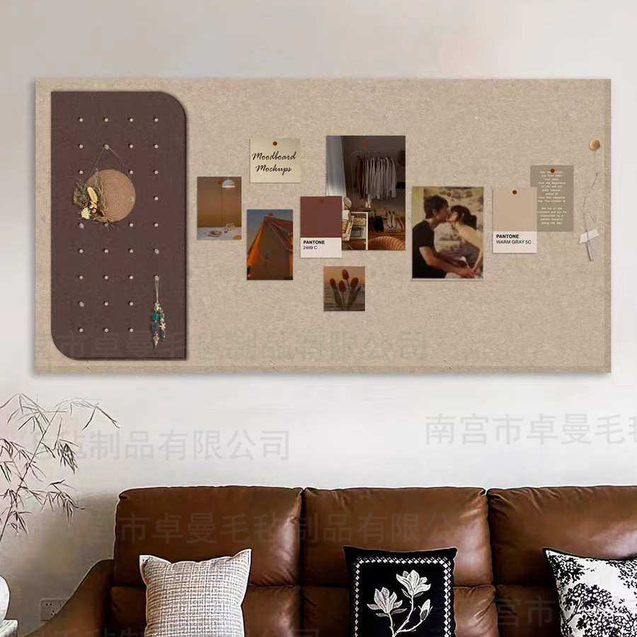 免打孔自粘毛毡洞洞板墙贴墙面装饰客厅玄关背景墙照片墙留言板,居家布艺,海绵垫/布料/面料/手工diy,淘宝优惠券,粉丝福利购,淘宝优惠卷