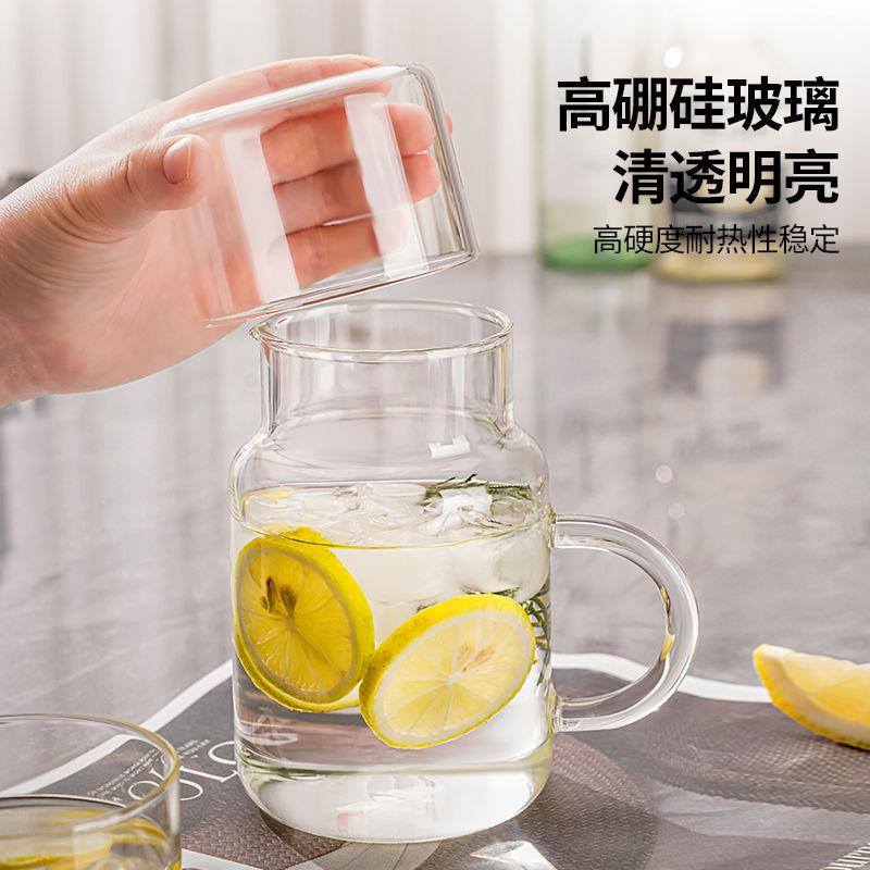 牛奶杯儿童3岁以上刻度直饮耐高温冲牛奶玻璃微波炉可加热早餐杯