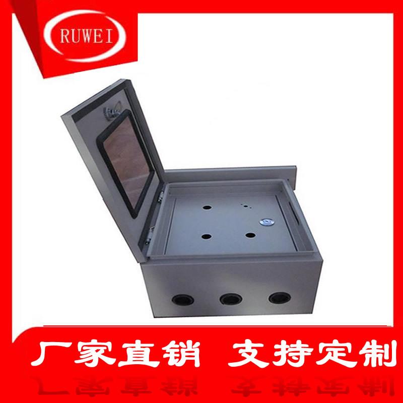 户外304不锈钢配电箱双层门防雨箱明装监控仪表箱布线防水控制箱