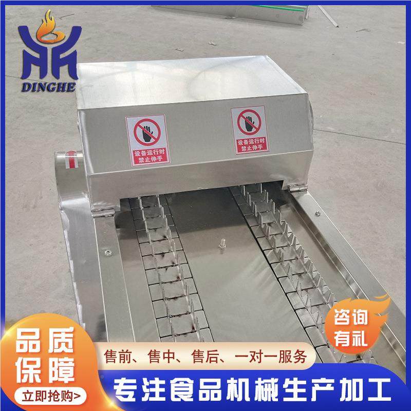 连续高速鸡切割机凤爪分段机 鸡爪切断机链条 BGY 式高产爪量食品