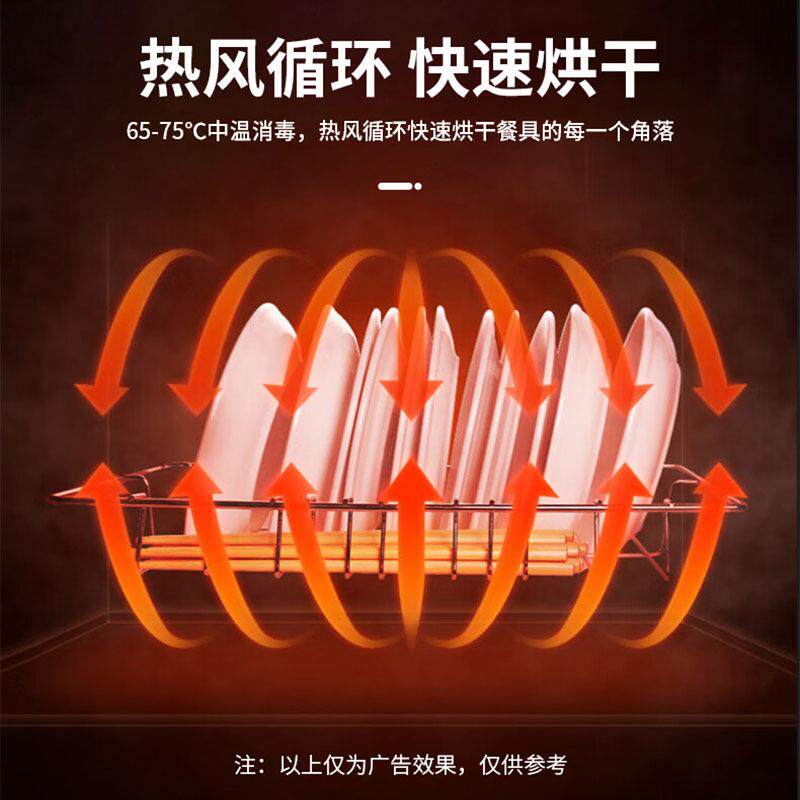 史蒂芬Stevison 双门全无磁热风消毒柜SDF-GTP988F2 密胺餐具可用
