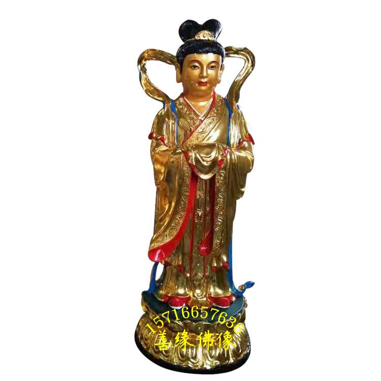 玻璃钢雕像金童玉女神像善财龙女神像七姑娘神像