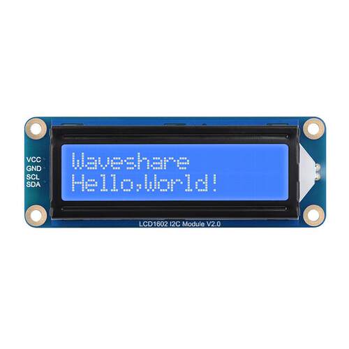 微雪 LCD1602字符型液晶屏 颜色可选 兼容3.3V/5V 背光亮度可调