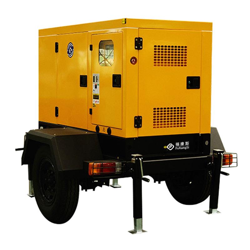 防噪雨型车发电079机低音发电机组30-拖1000KW移动低噪音发式电机