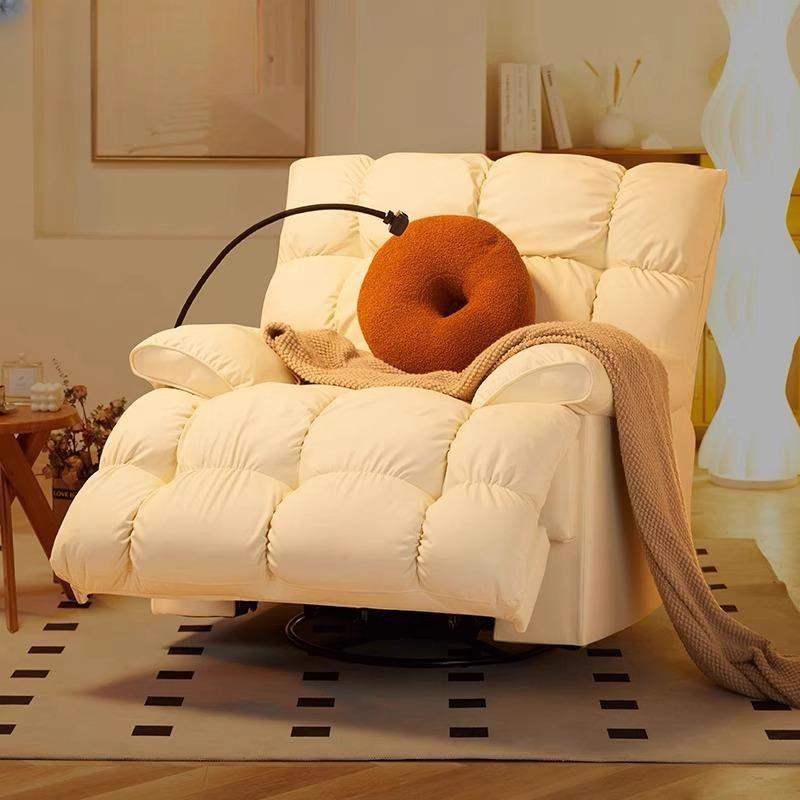 多功能懒人太单沙发可5662躺旋转按摩用家客厅空舱电动人云朵沙发