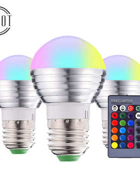 85-265V恒流电源ledrgb遥控灯泡球泡调光红外台灯彩灯变色护眼