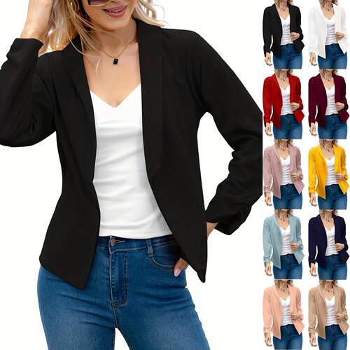 Double layered suit jacket, suit top, women's jacket,