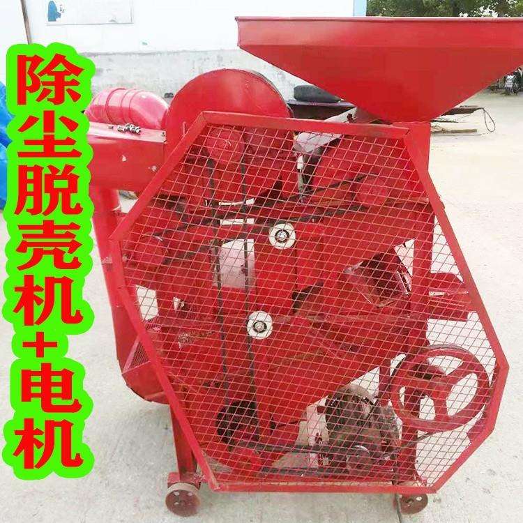 花生脱壳机除尘花生脱壳一体机二次复脱花生脱壳机油坊用花生脱壳