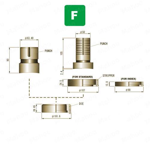 东莞马赫数控冲床模具村田2048TS数冲模具EZ2044冲压模具F工位