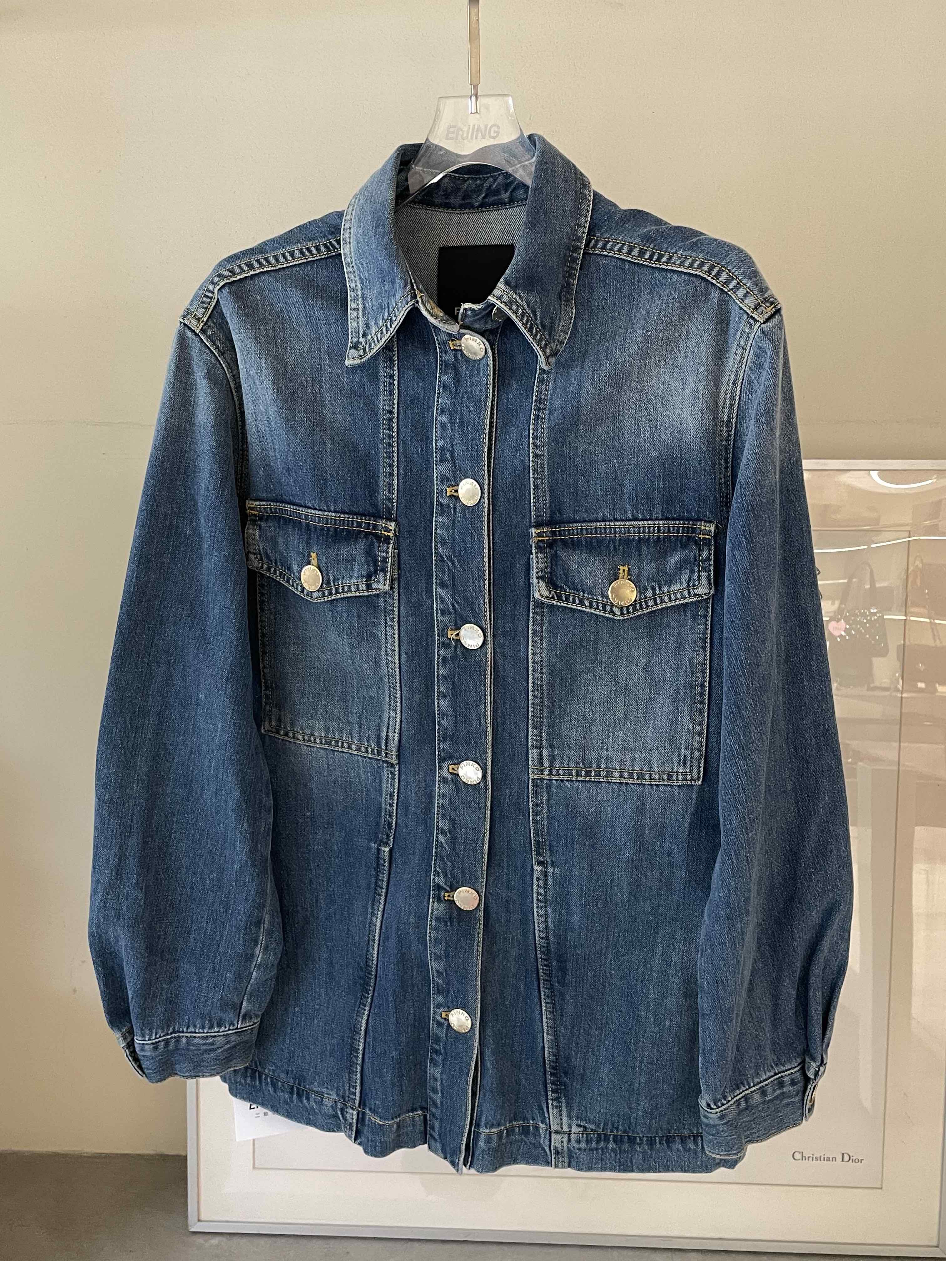 [98新]pinko品高牛仔外短外套