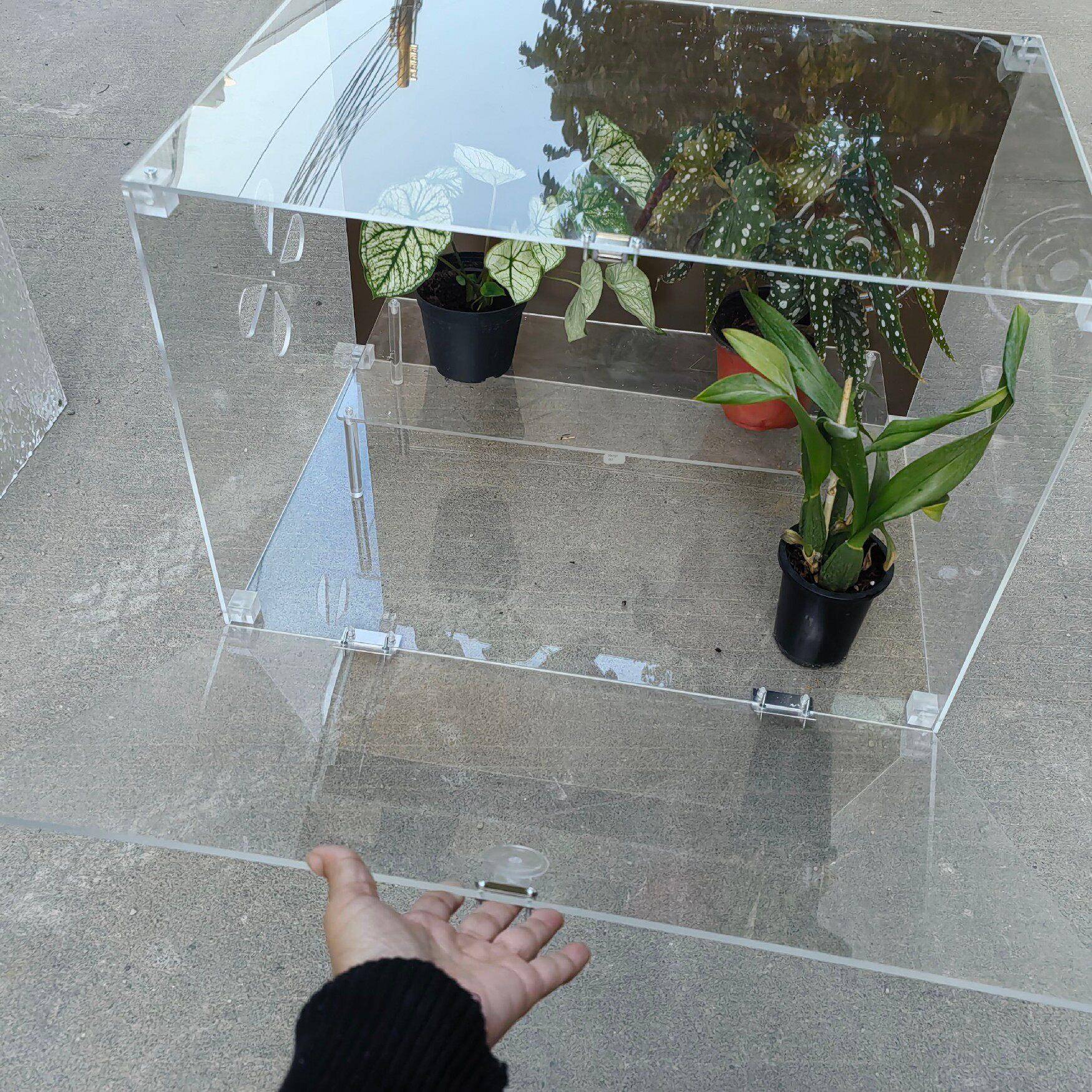 亚克力热植闷养箱热植保温箱育苗箱保湿暖房热带植物陈列柜展示柜