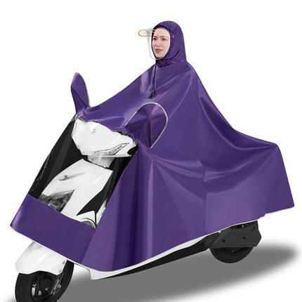 斗篷雨衣电动车防暴雨加厚加大超大号防雨罩特大号防水大雨男款