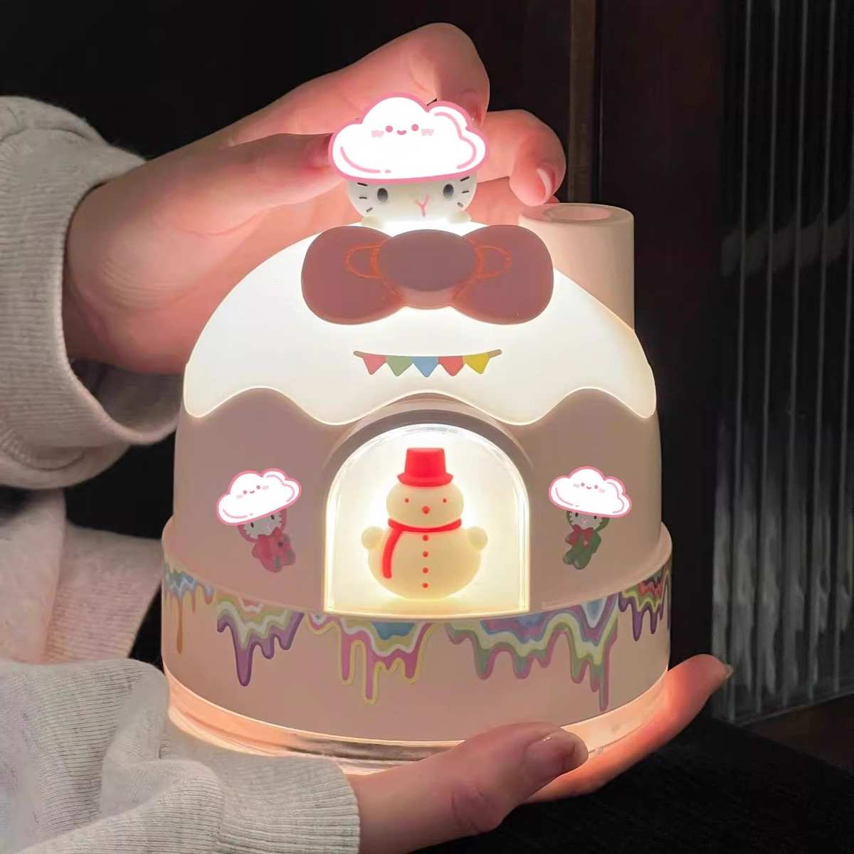 hellokitty雪屋加湿器实用创意可爱女朋友爸爸父亲节毕业生日礼物