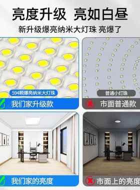 阳能吸顶灯20504卧室功客厅家用室照内明庭太院灯阳台灯超亮大率