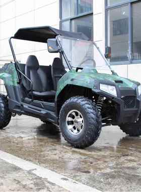 utv全地形车电动环松越野四轮摩托车方向盘山地成人双人沙滩车